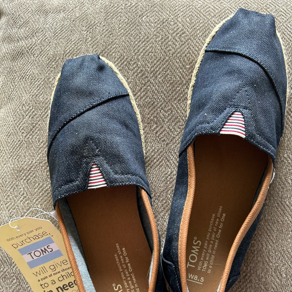 Dark Denim TOMS